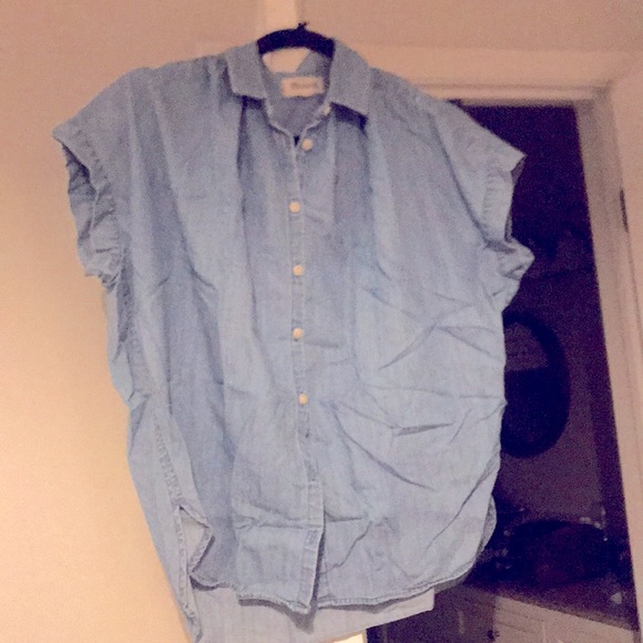 Madewell Blue button down - Picture 2 of 2